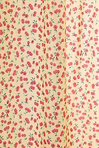 Cherry Land Patterned Shower Curtain