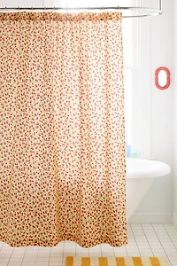 Cherry Land Patterned Shower Curtain