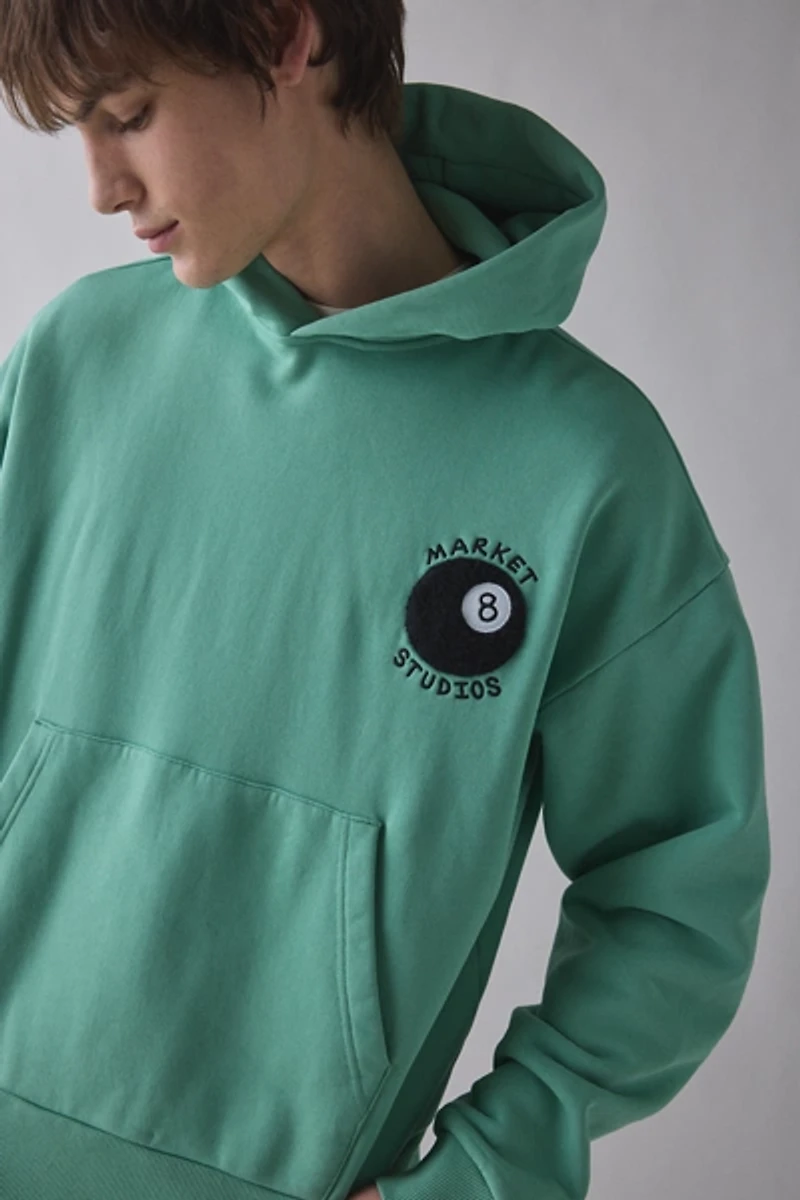 Market Studios 8 Ball Graphic Hoodie Sweatshirt