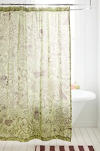 Doodle Bug Patterned Shower Curtain