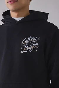 Market Studios Call My Lawyer Airbrush Graphic Hoodie Sweatshirt