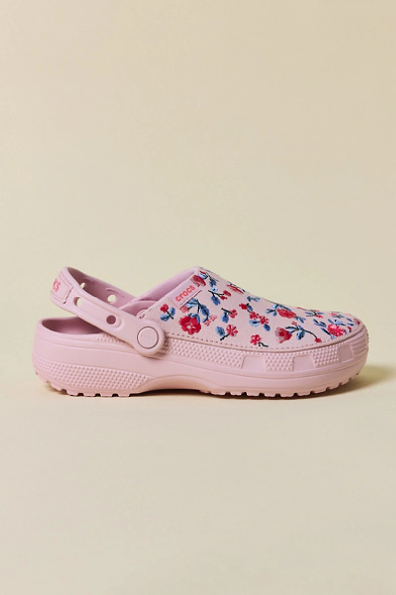 Crocs Classic Crafted Floral Clogs