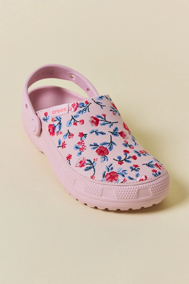 Crocs Classic Crafted Floral Clogs