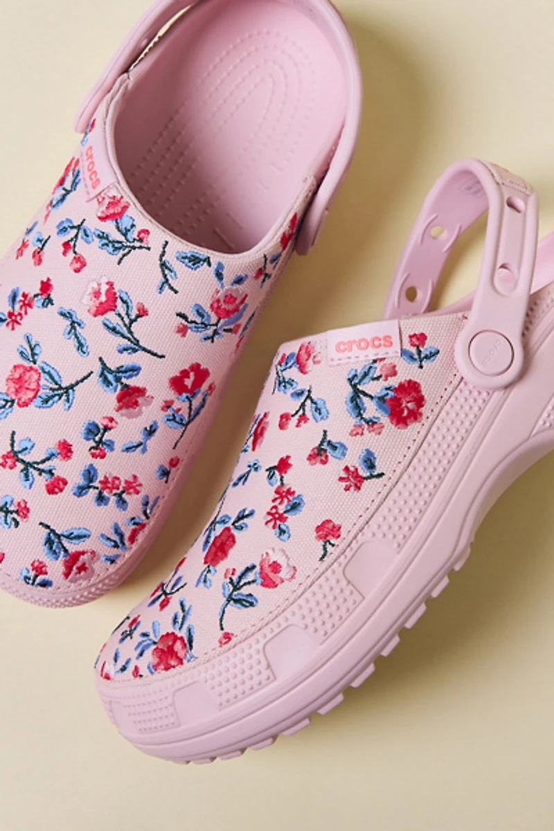 Crocs Classic Crafted Floral Clogs