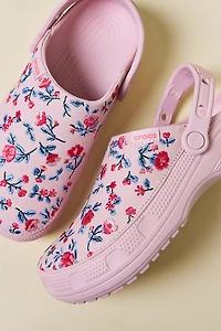 Crocs Classic Crafted Floral Clogs