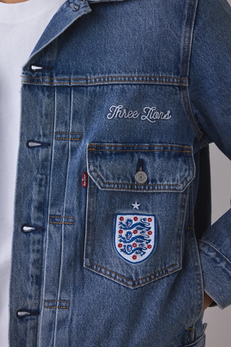 Levi's® England Football Type II Denim Trucker Jacket