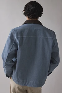 Les Deux Robert Striped Denim Jacket