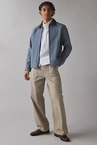 Les Deux Robert Striped Denim Jacket