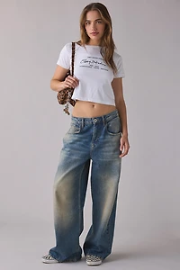 OBEY Design Studio Script Graphic Baby Tee