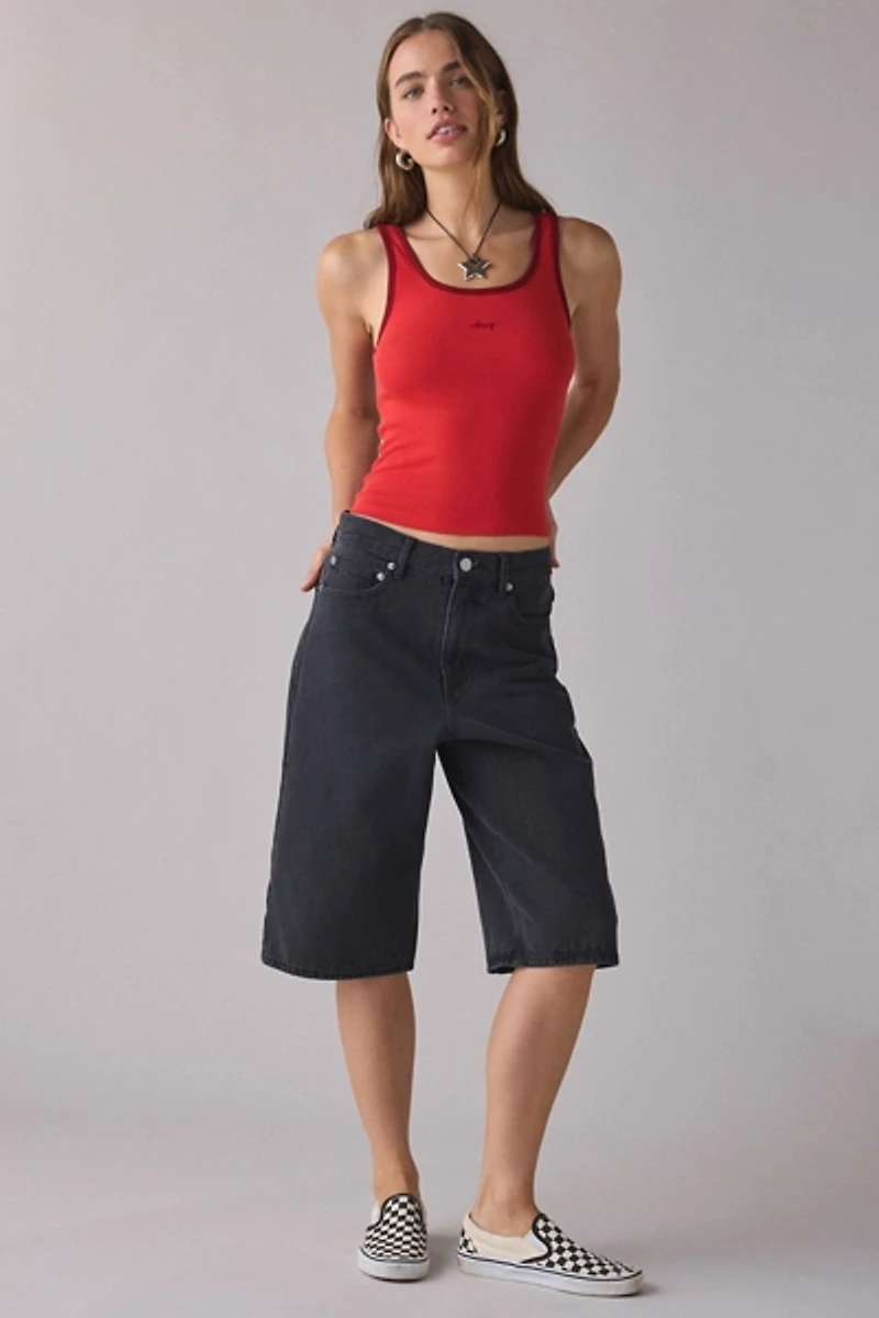 OBEY Karina Long Denim Short