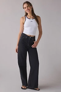 OBEY Loren Contrast Trim Rib Tank Top