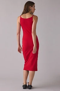 OBEY Bianca Cotton Rib Tank Midi Dress