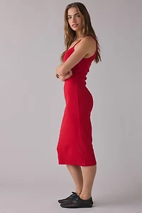 OBEY Bianca Cotton Rib Tank Midi Dress