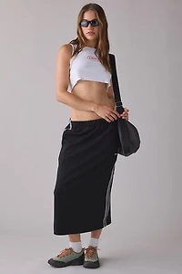 OBEY Bold Oval Logo Graphic Cutoff Cropped Tank Top