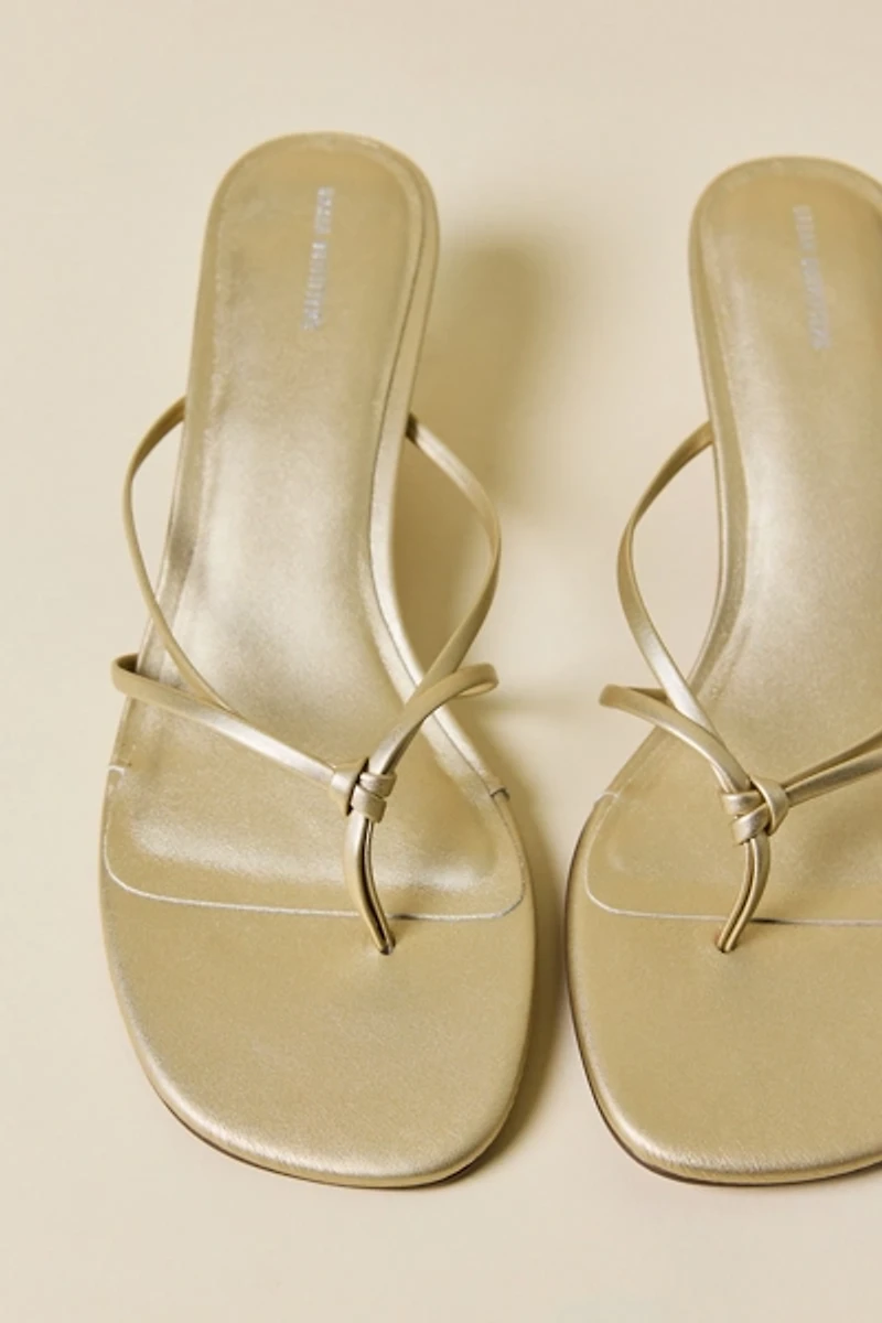 UO Petal Kitten Heel Sandal