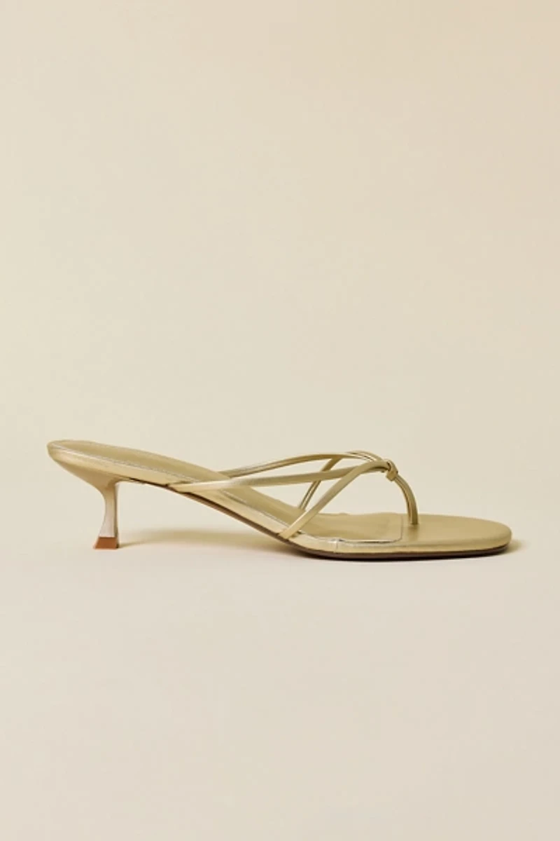 UO Petal Kitten Heel Sandal