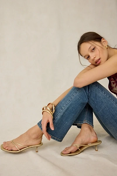 UO Petal Kitten Heel Sandal