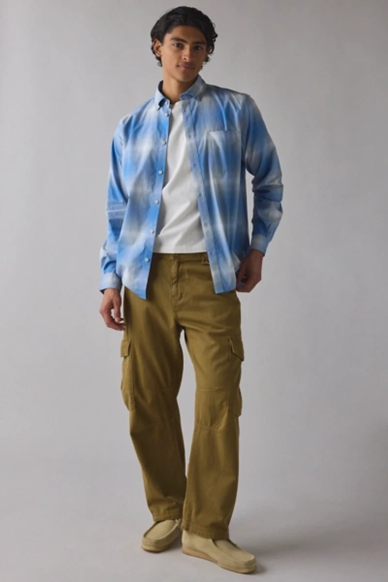 Les Deux Kent Shadowcheck Long Sleeve Shirt