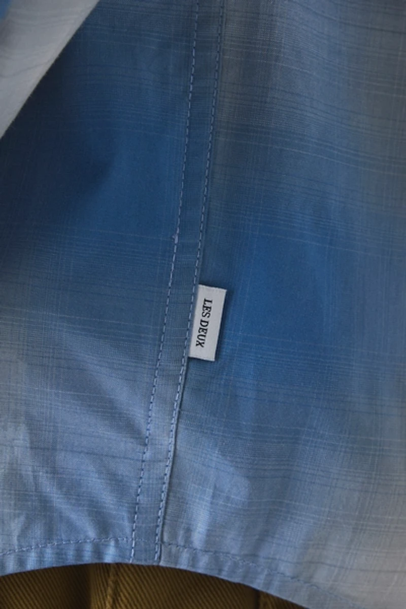 Les Deux Kent Shadowcheck Long Sleeve Shirt