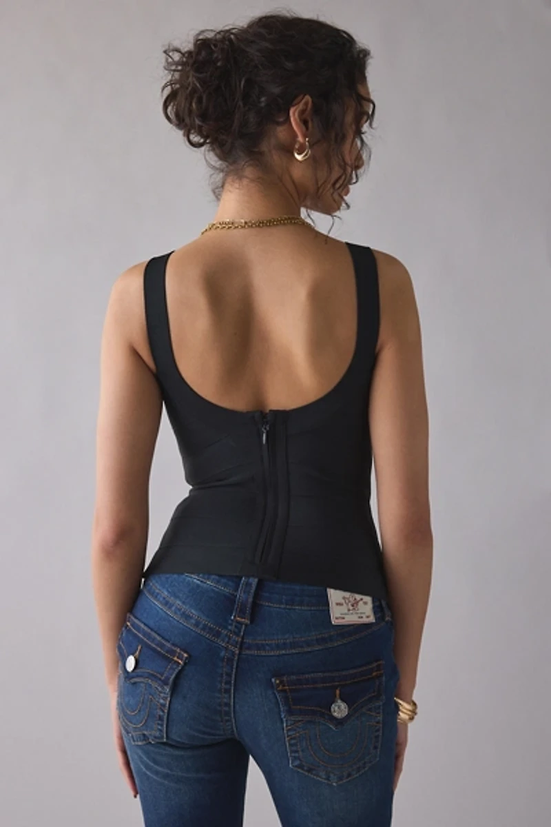 UO Kris Bandage Scoop Neck Tank Top