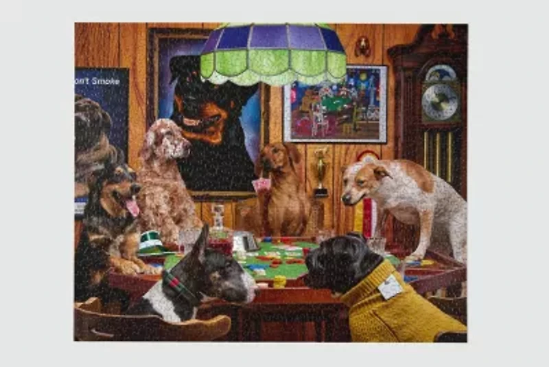 LePuzz Poker DogsJigsaw Puzzle