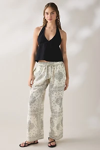 Kimchi Blue Maura Bandana Print Pull-On Pant