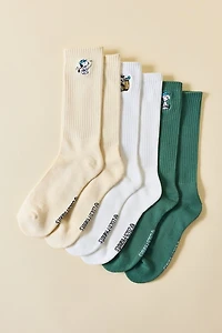 Peanuts Snoopy Swingin' Icon Crew Sock 3-Pack