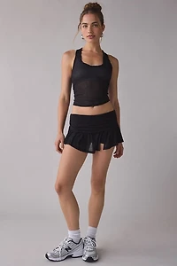 Out From Under Free Spirit Sheer Ribbed Cropped Tank Top