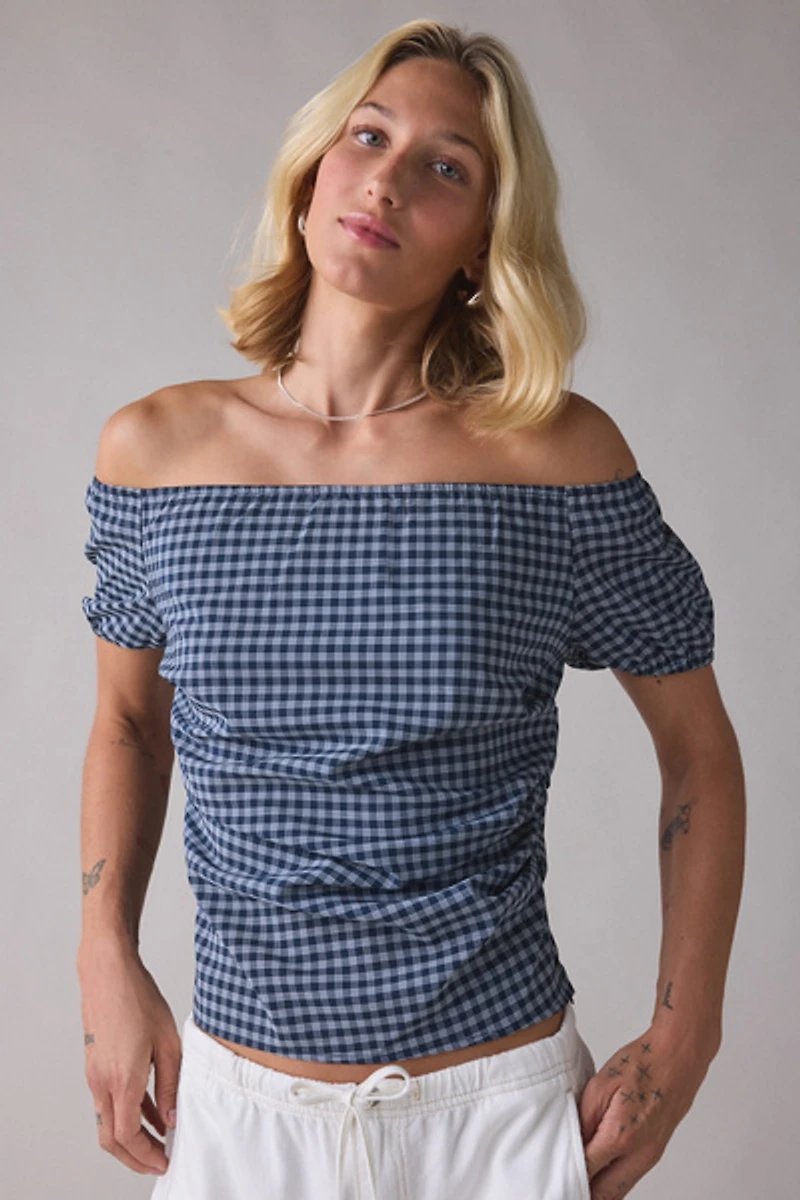 Woodrose Deli Super Layer Off-The-Shoulder Baby Top