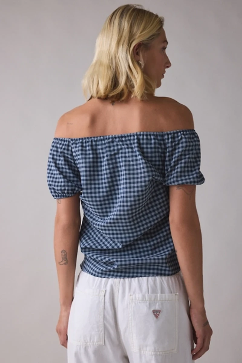 Woodrose Deli Super Layer Off-The-Shoulder Baby Top