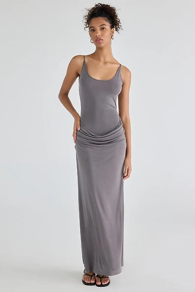 Woodrose Deli Full Moon Draped Maxi Dress