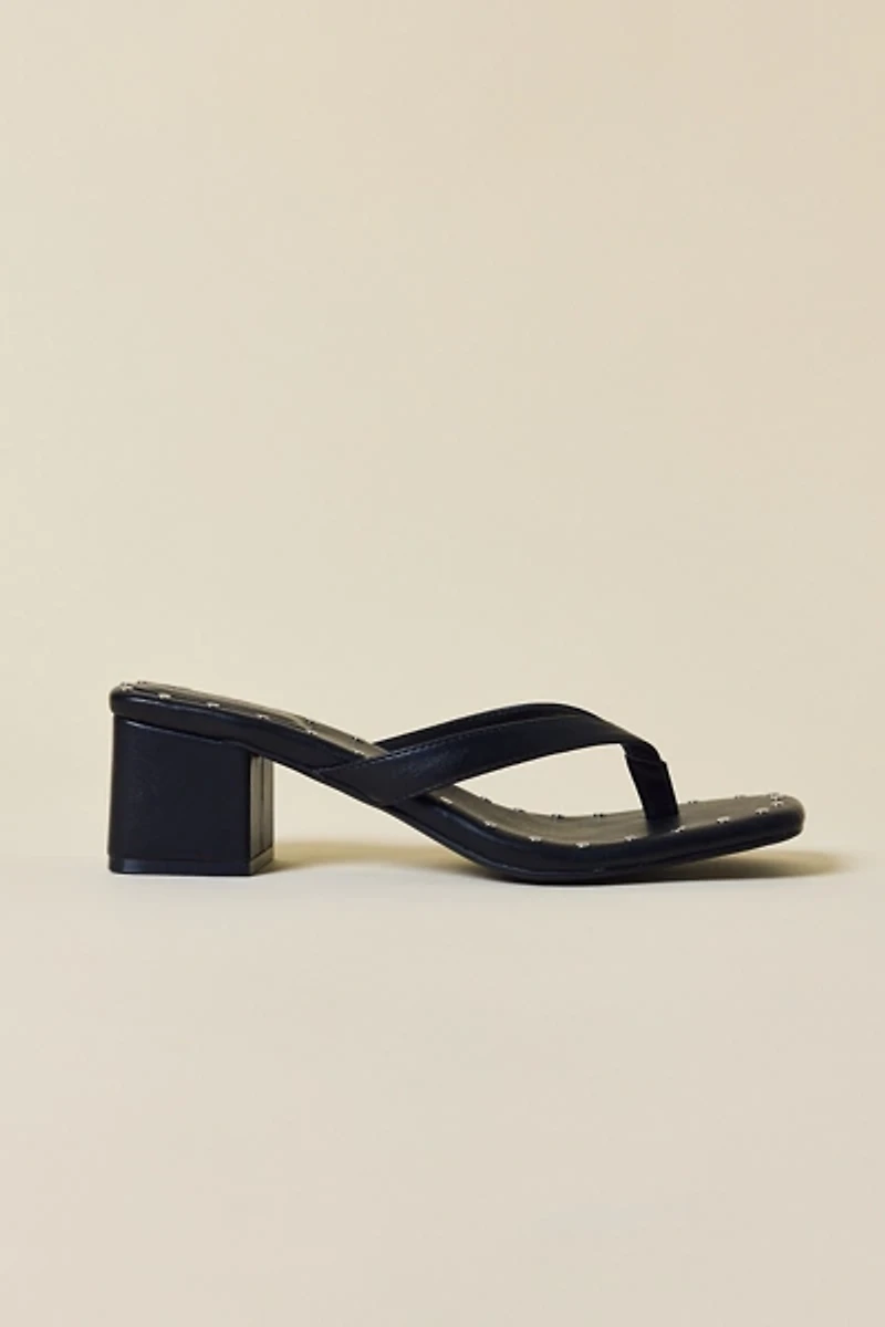 UO Katie Studded Block Heel Sandal