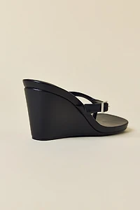 UO Kassie Buckle Wedge Thong Sandal