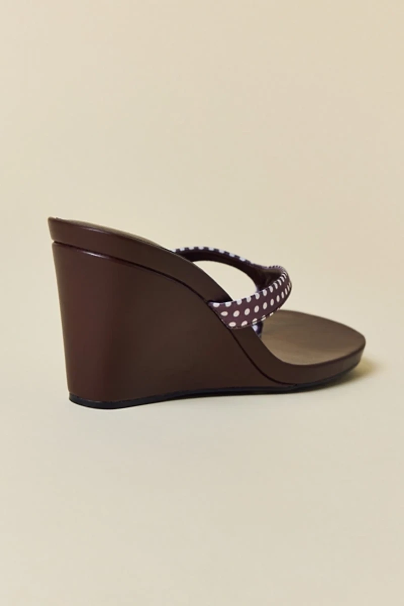 UO Kassie Studded Wedge Thong Sandal