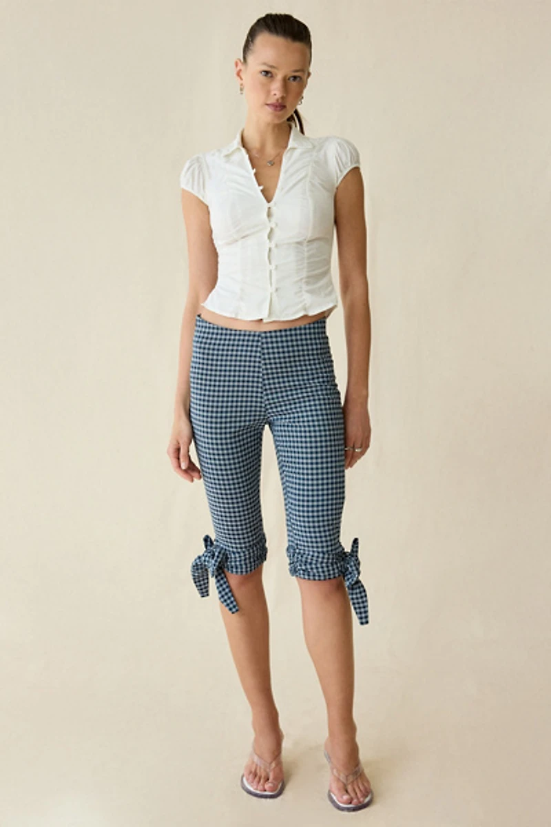 Woodrose Deli Sicily Slim Capri Pants