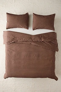 Jane Polka Dot Patterned Duvet Cover Set