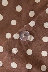 Jane Polka Dot Patterned Duvet Cover Set