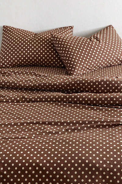 Jane Polka Dot Patterned Duvet Cover Set
