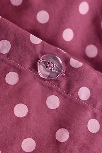 Jane Polka Dot Patterned Duvet Cover Set