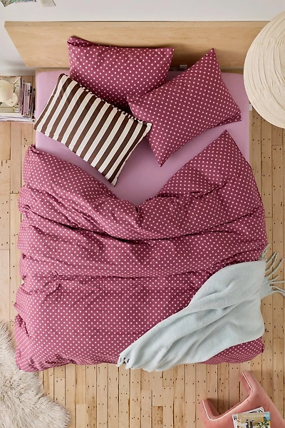 Jane Polka Dot Patterned Duvet Cover Set