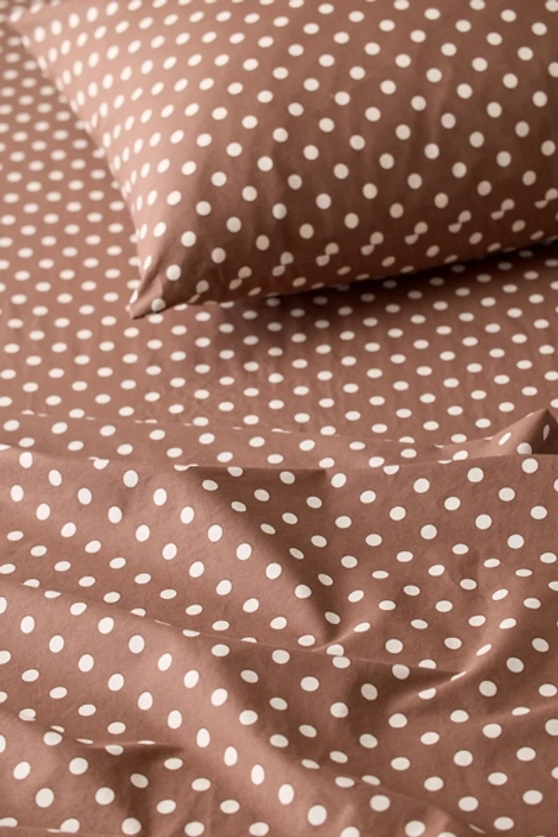 Jane Polka Dot Patterned Sheet Set