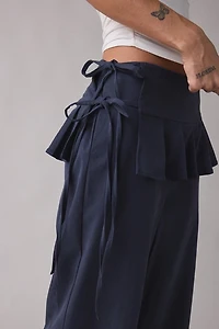 Woodrose Deli Flip Flap Layered Skirt Pants