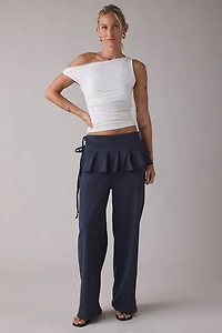 Woodrose Deli Flip Flap Layered Skirt Pants
