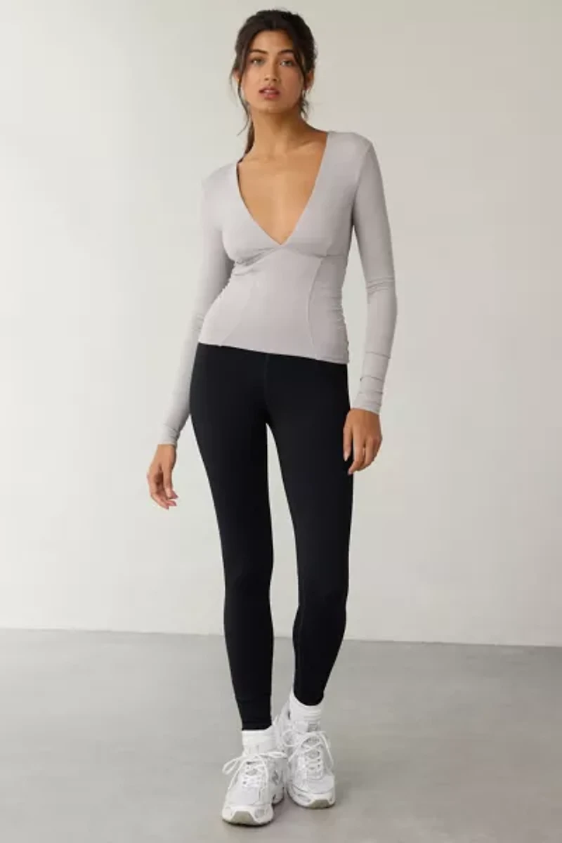 Out From Under FuseForm Seamed Plunge Long Sleeve Top