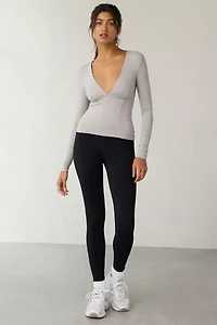 Out From Under FuseForm Seamed Plunge Long Sleeve Top