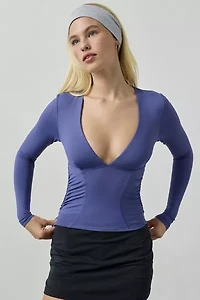 Out From Under FuseForm Seamed Plunge Long Sleeve Top