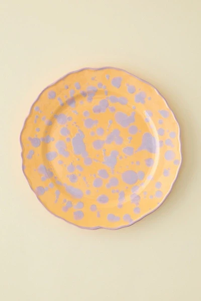 Splatter Paint 10-inch Ceramic Dinner Plate