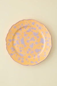 Splatter Paint 10-inch Ceramic Dinner Plate