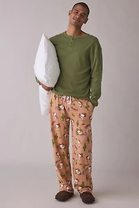 Peanuts Snoopy Western Pattern Pajama Pant