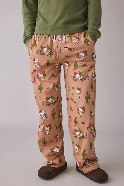 Peanuts Snoopy Western Pattern Pajama Pant